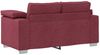 vidaXL Zweisitzer-Sofa Weinrot 160 cm Stoff 4105220 Bild 4