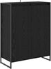 vidaXL Schuhschrank mit Speicher Schwarz Eichen-Optik 79 x 36 x 100 cm 886462 Bild 2