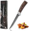 Wakoli Ausbeinmesser EDIB Damast Ausbeinmesser I 14,5cm Klinge I Pakka Griff, VG10 Kern, 67 Lagen Damaststahl, Pakkaholzgriff, inkl. Geschenkbox Bild 5