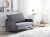 Schlafsofa 2-Sitzer Polsterbezug grau BELFAST Bild 3