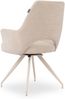 Polsterstuhl SANSIBAR EGERSUND LBH 61x62x89 cm weiß Esszimmerstuhl Freischwinger Schwingstuhl Bild 5