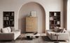 Newroom Highboard Artisan Eiche 81 cm, Highboard Wildeiche Optik Modern Industrial Sideboard Kommode Anrichte Bild 4