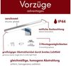 kalb LED Spiegelleuchte Aurinko LED Badleuchte Badlampe Spiegellampe, chrom 230V, 300mm warmweiß, warmweiß Bild 4