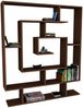 Dmora Bücherregal Sanvu, Büroregal, Mobiler Buchhalter, Bücherbrett, 125x22 h149 cm, Braun Bild 4