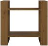 vidaXL Bücherregal/Raumteiler Honigbraun 60x35x57 cm Massivholz 813877 Bild 3