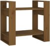 vidaXL Bücherregal/Raumteiler Honigbraun 60x35x57 cm Massivholz 813877 Bild 2