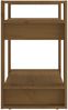vidaXL Bücherregal/Raumteiler Honigbraun 60x35x57 cm Massivholz 813877 Bild 4