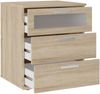 Nachttisch >JACK 2< in Eiche Dekor - 45x53,5x38cm (BxHxT) Bild 4