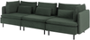 Modulsofa 3-Sitzer EGERIS Dunkelgrün Cord Bild 5
