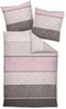 Janine Mako Satin Bettwäsche 2 teilig Bettbezug 135x200 cm Kopfkissenbezug 80x80 cm Palermo 31031-05 beere-mauve Bild 2