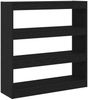vidaXL Bücherregal Schwarz Eichen-Optik 100 x 30 x 103 cm 862726 Bild 2