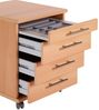 Rollcontainer / Standcontainer TYP527 weiß, B x H x T ca. : 42 x 57 x 50 cm Bild 4
