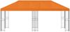 vidaXL Pavillon mit Seitenwänden 6 x 3 m Orange Polyester und Stahl 3375990 Bild 3