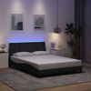 vidaXL Bettgestell ohne Matratze "Hanko" Dunkelgrau 140x200 cm Stoff 3310462 Bild 4