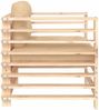 vidaXL Gartenstühle mit Kissen 2 Stk. Massivholz Kiefer 825674 Bild 5