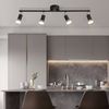 ZMH LED Deckenstrahler 4 Flammig Wohnzimmer - Schwarz Deckenleuchte Modern Deckenlampe GU10 Deckenspot Schwenkbar 330°Drehbar Spot Strahler Decke Schlafzimmer Küche Flur Ohne Leuchtmittel Bild 4