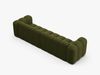 Micadoni Modulares Sofa Lupine 4-Sitzer Boucle Baloo Dunkel-Olivgrün Bild 3