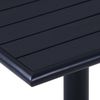 vidaXL Gartentisch Schwarz 80x80x75 cm 49470 Bild 4