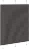 vidaXL Plissee Schwarz 110x100 cm Stoffbreite 109,4 cm Polyester 4015128 Bild 3