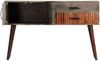 Konsolentisch, Beistelltisch, Konsole Grau 120 x 35 x 75 cm Massivholz Mango Bild 4