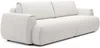 Vente-unique - MONELIA Sofa Stoff Weiß - B 106 cm x H 81 cm x L 260 cm Bild 3