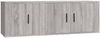 vidaXL 2-tlg. TV-Schrank-Set Grau Sonoma Holzwerkstoff 3188412 Bild 2