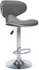Barhocker SUPRI höhenverstellbar 2er Set Grau Kunstleder | Barstühle drehbar Küchenhocker Thekenhocker für Küche Hausbar Bild 4