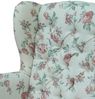 Sessel Ohrensessel Wohnzimmersessel - Orlando - Webstoff Rosenmuster Bild 2