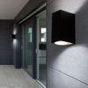 RGB LED Wandlampe, Aluminium schwarz H 15 cm Bild 5