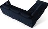 Micadoni Modulares Ecksofa Chris 4-Sitzer Links Samt Königsblau Bild 4