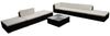 vidaXL 8-tlg. Garten-Lounge-Set mit Kissen Poly Rattan Braun 42087 Bild 3