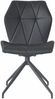 Stuhl >IMKE< (2er-Set) in schwarz - 52x90,5x62cm (BxHxT) Bild 4