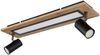 LED Deckenleuchte, Holzoptik, Strahler schwenkbar L 60 cm Bild 5