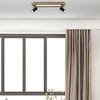 LED Deckenleuchte, Holzoptik, Strahler schwenkbar L 60 cm Bild 4