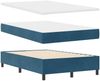 vidaXL Boxspringbett mit Kopfteil Dunkelblau 200 x 120 cm Samt 3344508 Bild 4