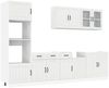 vidaXL 7-tlg. Küchenschrank-Set Lucca Hochglanz-Weiß Holzwerkstoff 3314743 Bild 2