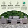 Hobbygarden Bankauflage Polsterauflage für Hollywoodschaukel Gartenbank Gartenschaukelkissen, wasserabweisend, UV-beständig, Made in EU Bild 3