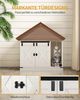 Katzenschrank, Katzentoilette, Katzenklo Schrank, Versteckte Katzentoilette Kabinett Möbel mit Katzenglocke, Indoor-Katzenhaus, 80 x 50 x 53 cm, für Flur, Schlafzimmer, Weiß Bild 4