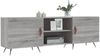 vidaXL TV-Schrank Grau Sonoma 150x30x50 cm Holzwerkstoff 829074 Bild 3