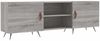 vidaXL TV-Schrank Grau Sonoma 150x30x50 cm Holzwerkstoff 829074 Bild 2