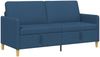 vidaXL Sofa mit Stauraum Blau 172 x 78 x 87 cm Polyester 42036955 Bild 2