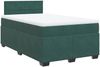vidaXL Boxspringbett mit Matratze Dunkelgrün 120x200 cm Samt 3288585 Bild 3