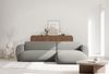 Selsey 'Emia' Ecksofa mit pflegeleichtem Chenillebezug und Schlaffunktion, Hellgrau, rechts Bild 2