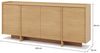 Beautysofa Kommode JUNI mit 4 Türen (Push-to-Open-Funktion, im Japandi-Stil), Breite: 200 cm Bild 3