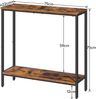 Hoobro KONSELENTISCH BRAUN Beistelltisch Ablage (H 75 x T 75 x B 22 cm) Bild 3