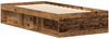 Einzelbettgestell Design für Erwachsene ohne Matratze Altholz-Optik 90x200cm Holzwerkstoff d3954e Bild 4