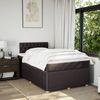 vidaXL Boxspringbett mit Matratze Dunkelbraun 120x200 cm Stoff 3287433 Bild 3