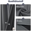 Sekey Gardine Verdunkelungsvorhang Blickdicht Polyester mit Thermofunkltion, Ösen, verdunkelnd, Thermobeschichtung, isolierend, pflegeleicht Bild 3
