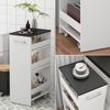 Rollcontainer Rivo Weiß/Anthrazit 30 x 84.8 cm Vicco Bild 5