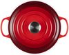 Le Creuset 'Signature Gourmet' Bräter, Rund, Kirschrot Bild 3